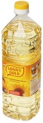 Масло подсолнечное рафинированное дезодорированное Sunny gold 1л