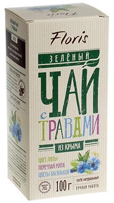 Чай зеленый с мятой, липой и васильком 100г-0}