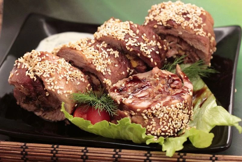 Рулет из индейки