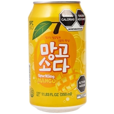 Напиток газированный со вкусом манго Корея 350мл-0}