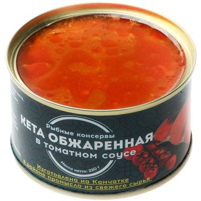 Кета обжаренная в томатном соусе 220г-1}