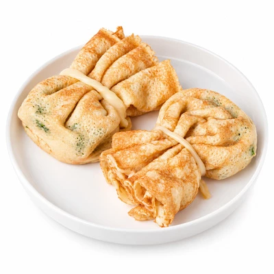 Блинчики в мешочке Курица и шпинат Деликатеска 160г-0}