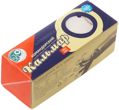 Кальмар командорский очищенный филе в коробке 600г-0}