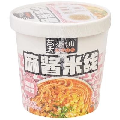 Лапша рисовая быстрого приготовления с кунжутным соусом Китай 105г-0}