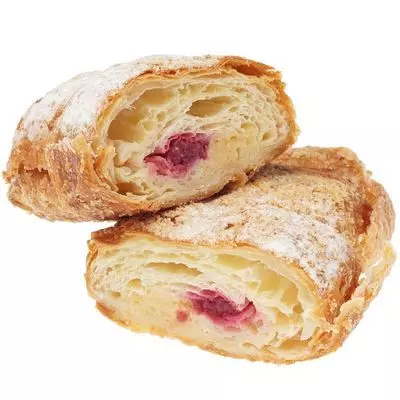 Круассан Миндальный с малиной 150г свежего изготовления купить в Москве ...