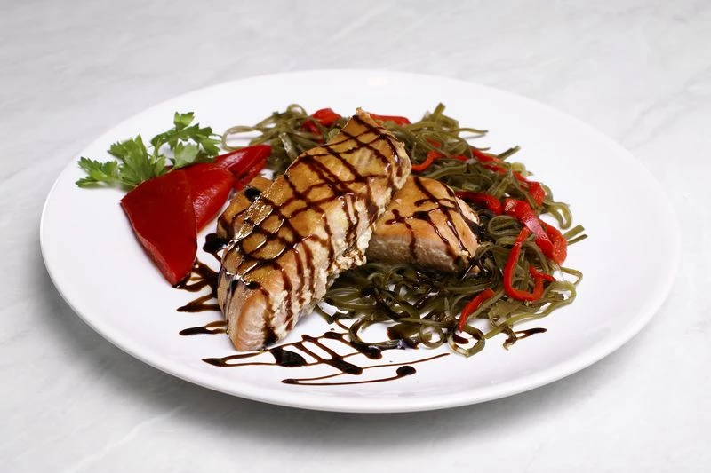 Кета в горчичном соусе