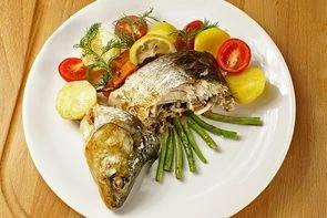 Омуль запеченный в фольге