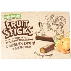 Конфеты с курагой, миндалем и цукатами апельсина 175г 