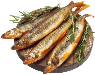 Корюшка азиатская холодного копчения Деликатеска ~300г-0}