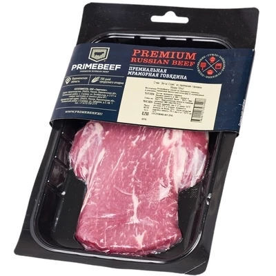 Стейк из мраморной говядины Вегас Стрип Праймбиф 400г-1}