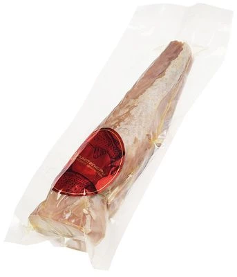 Осетр горячего копчения без головы без кожи кусок хвостовая часть ~400г-1}