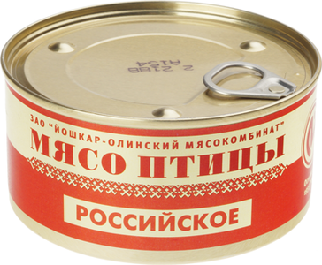 Мясо птицы тушеное 325г