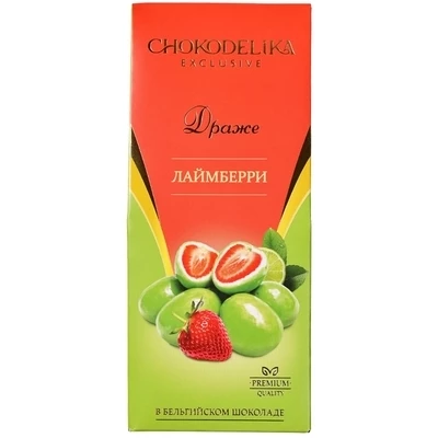 Драже в белом шоколаде Лаймберри Chokodelika 80г-0}
