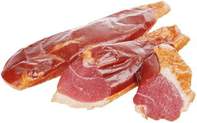 Филе грудки утки сырокопченое на коже ~250г-0}