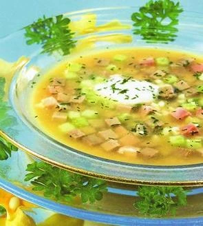 Окрошка мясная