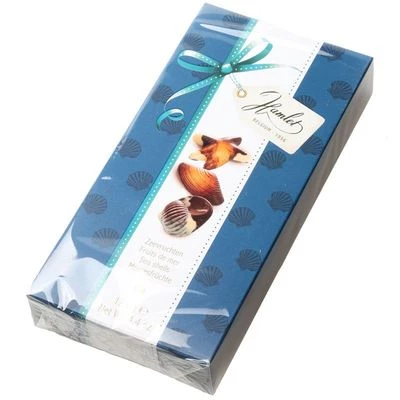 Конфеты Шоколадные ракушки Hamletс пралине начинкой из фундука Бельгия 125г-1}