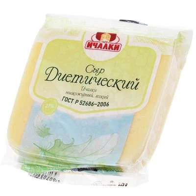 Сыр Диетический Ичалки 27% жир. 250г-0}