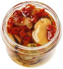 Мидии чилийские в масле с копченой паприкой 200г