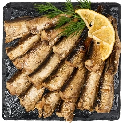 Шпроты Экстра в масле Вкусные консервы 100г-1}