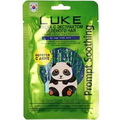 Маска для лица Hangwoong Luke Essence с экстрактом зеленого чая Корея 21г