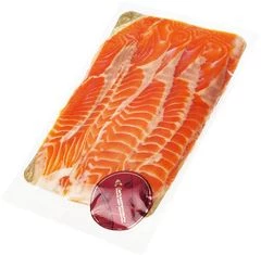 Семга слабосоленая филе без консервантов нарезка 300г