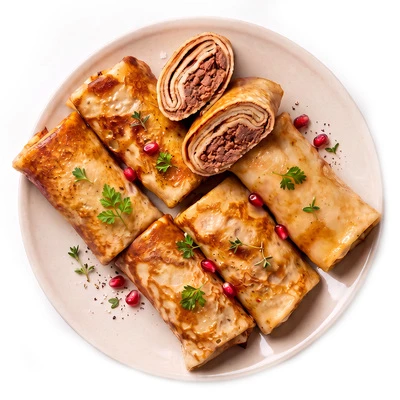Блинчики с печенью куриной Деликатеска 600г-0}
