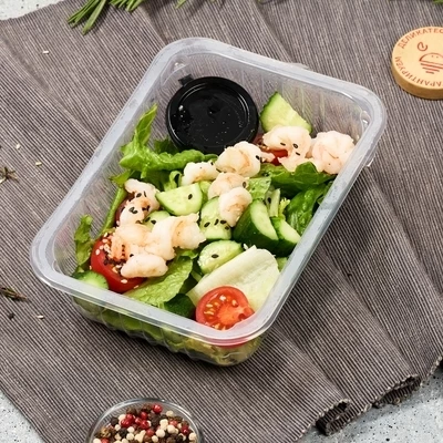 Салат с креветками и ореховым соусом от Шефа 170г-1}