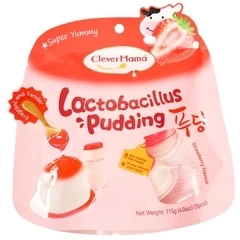 Пудинг с лактобактериями со вкусом клубники CleverMama Китай 115г