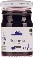 Джем Черника без сахара без консервантов ароматизаторов и красителей 220г