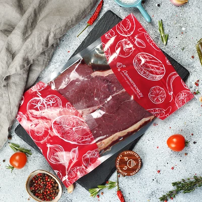 Стейк из мраморной говядины Пиканья ~400г-1}