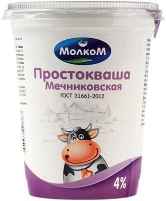 Простокваша Мечниковская 4% жир., 350г РАСПРОДАЖА-0}