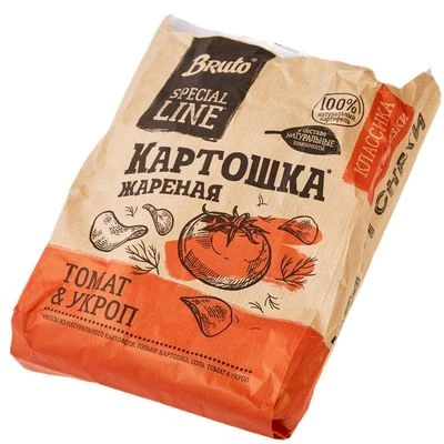 Чипсы картофельные Томат и укроп 120г-1}