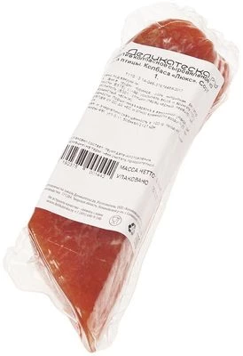 Колбаса сыровяленая Люкс из птицы Деликатеска ~150г-1}