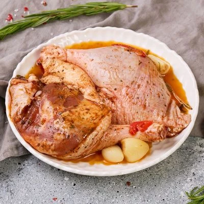 Утиный окорочок в маринаде Конфи с/м от Шефа ~600г-1}