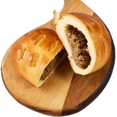 Пирожок печеный с мясом Деликатеска 100г