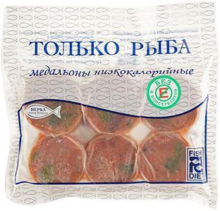Медальоны рыбные с брокколи 300г