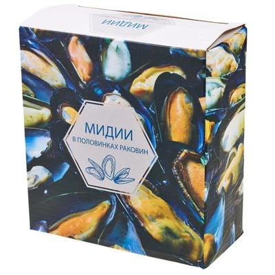 Мидии на половинке раковины 1кг-1}