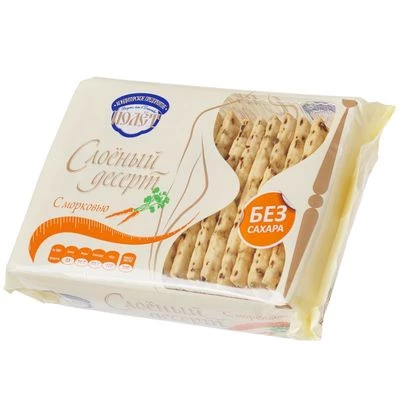 Слоеный десерт с морковью без сахара 200г-1}