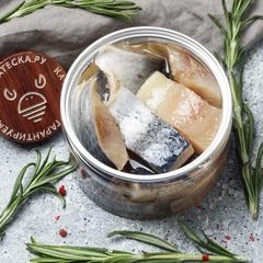 Сельдь слабосоленая филе-кусочки в масле от Шефа 160/40 г