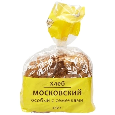 Хлеб Московский особый с семечками Жуковский хлеб 450г -0}