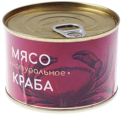 Краб салатное мясо консервированное 240г купить в Москве с доставкой на ...