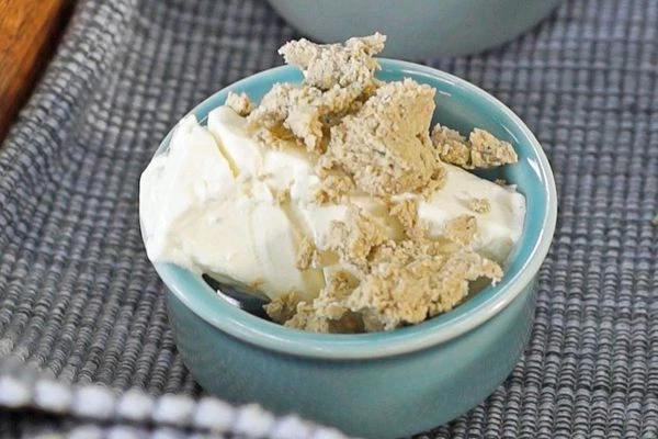 Пятый кусочек подать с халвой. 

