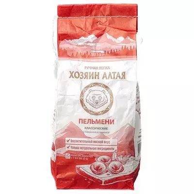 Пельмени Классические Хозяин Алтая 800г - купить в Москве по выгодной цене в интернет-магазине Деликатеска.ру