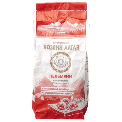 Пельмени Классические Хозяин Алтая 800г-0}