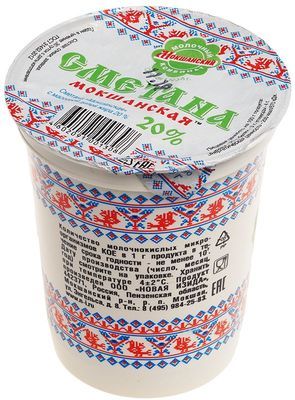 Сметана Мокшанская 20% жир. 300г купить в Москве с доставкой на дом от ...