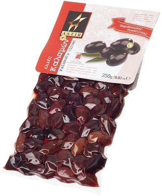 Оливки с косточкой Каламата Astir Греция 250г-1}