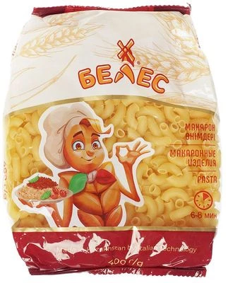 Макаронные изделия Улитка Белес Казахстан 400г-0}
