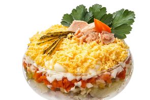 Салат мимоза