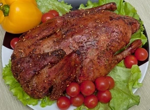 Утка с клюквенным соусом