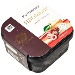 Мороженое пломбир с вишней и маскарпоне А.Ростагрокомплекс 15% жир. 300г